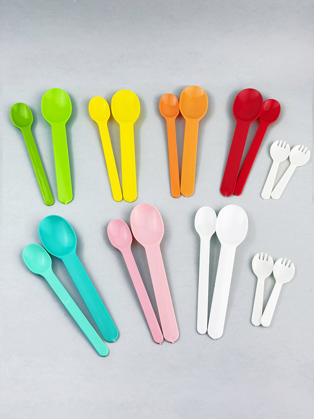 disposable spoon and fork
