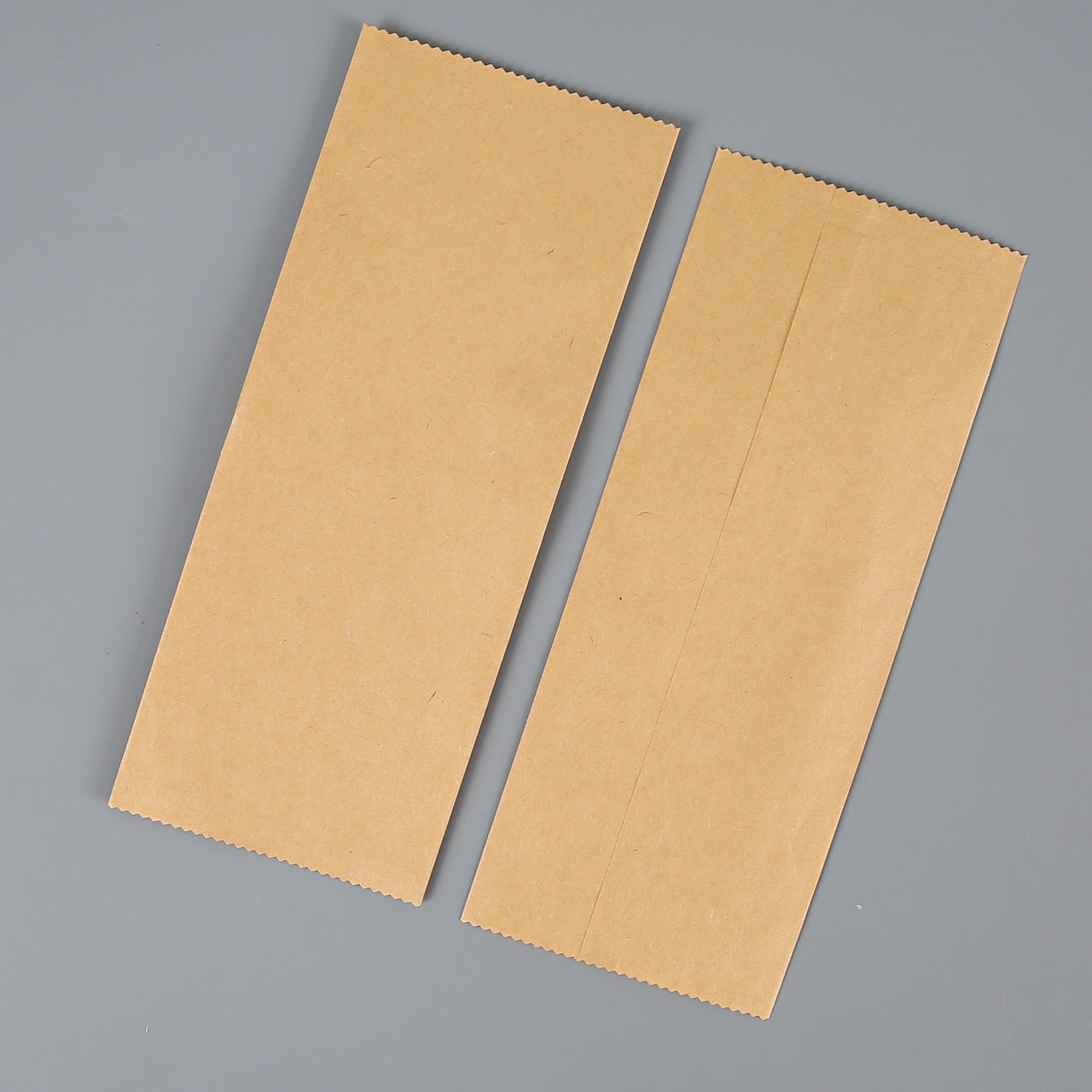 Customized kraft Disposable Cutlery Utensil Holder HL40KCB01