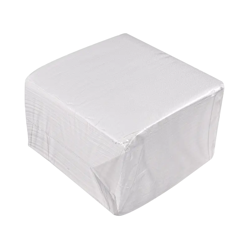 Custom Logo 3ply 25x25 White Paper Napkins Cocktail Napkins Party HL50PN07