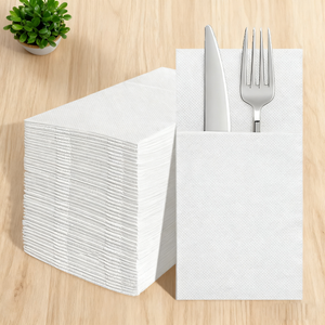 2ply custom logo white laminated paper napkins