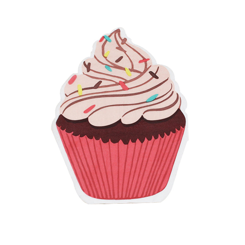 Printed Die-cut Napkins 2ply Paper Napkins Cake-shaped HL50PN01