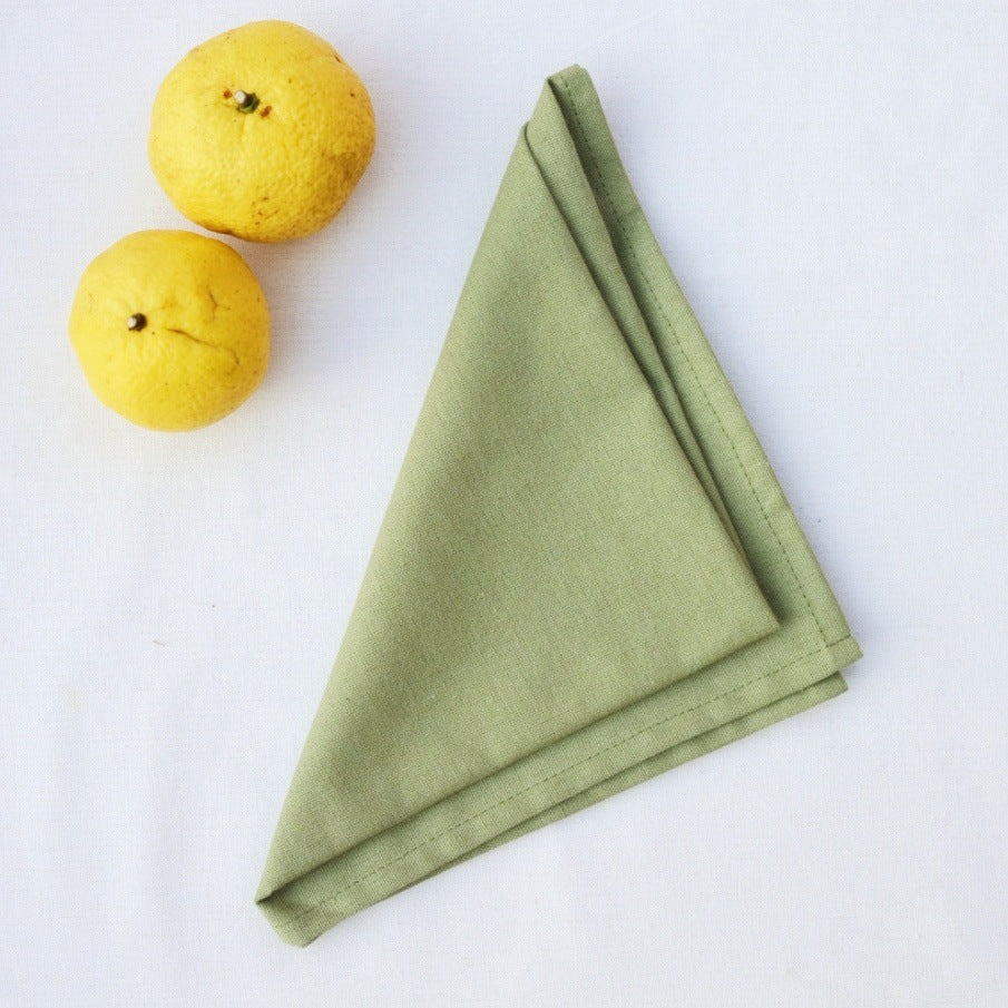 42x42 Cotton Linen Napkins – Rustic Farmhouse Solid Color Dinner Napkins for Wedding, Party, Christmas & Table Décor HLCLN2810