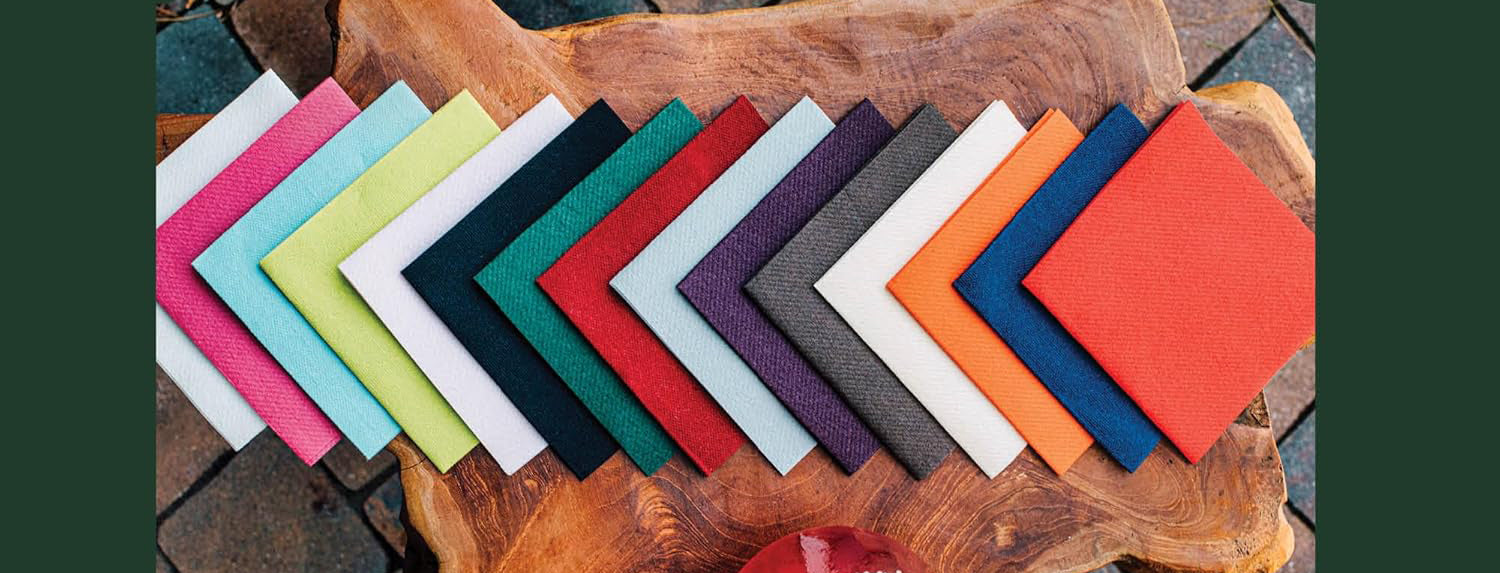 premium colored airlaid napkins bulk