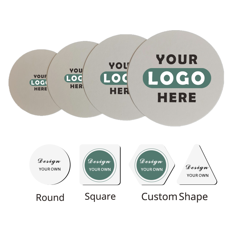 high-quality pulpboard coasters