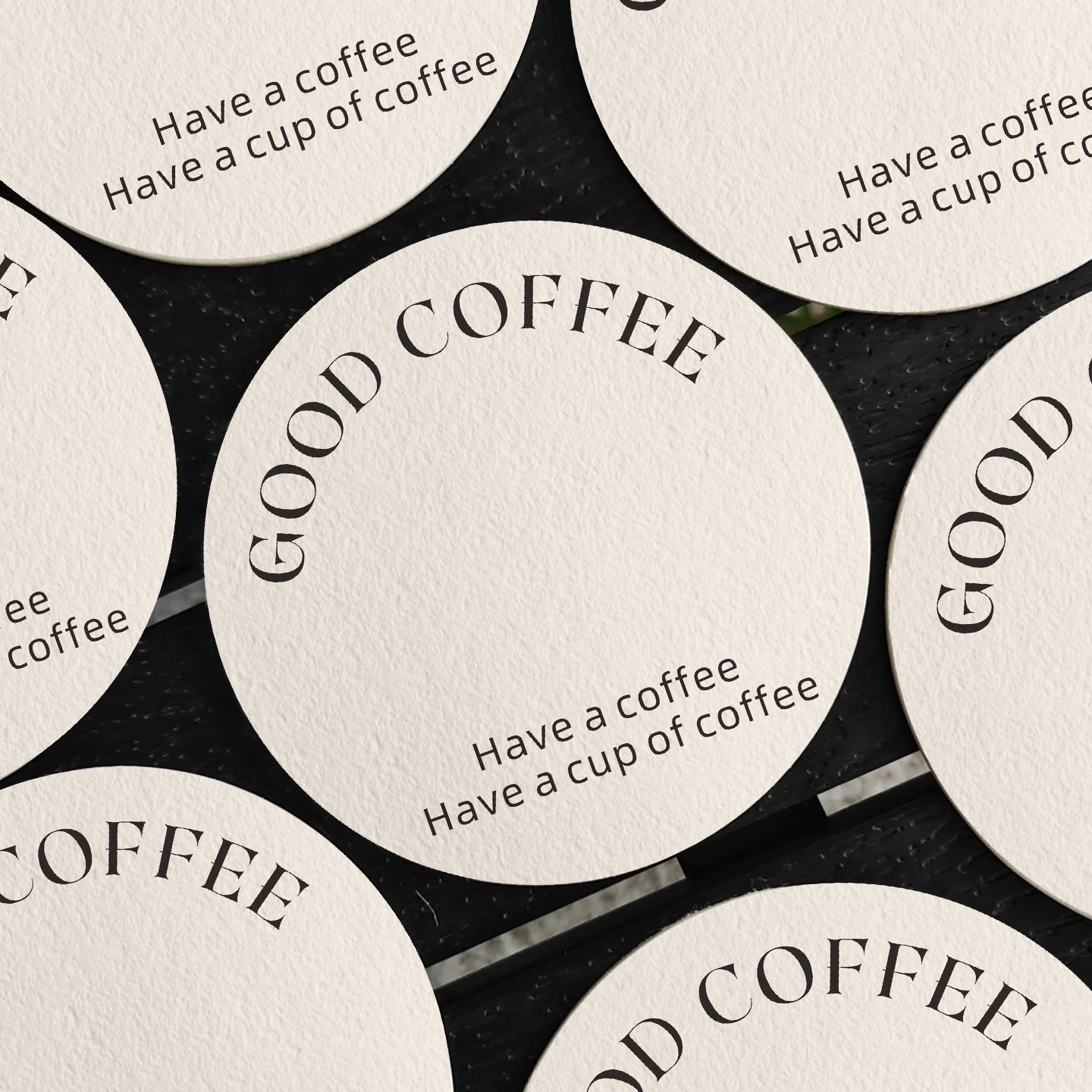 absorbent pulpboard coasters