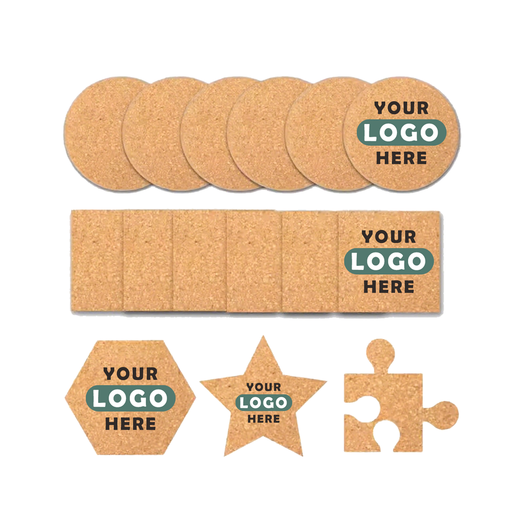 natural cork coasters absorbent heat resistant