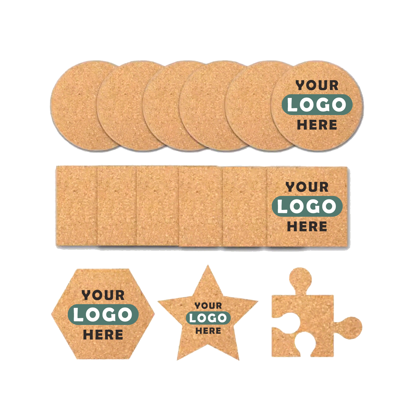 natural cork coasters absorbent heat resistant