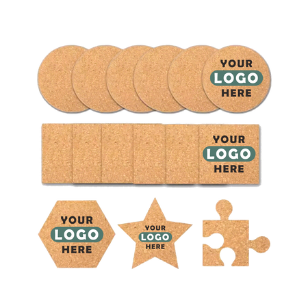 natural cork coasters absorbent heat resistant