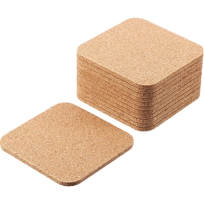 natural cork coasters