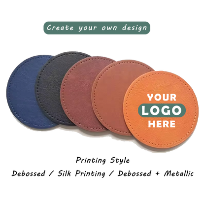 waterproof PU coasters