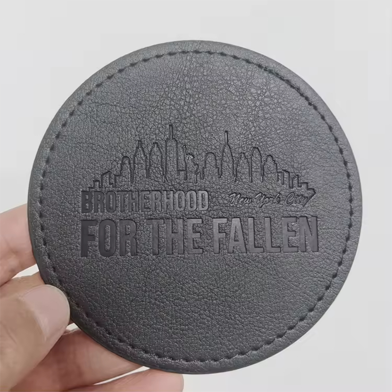 personalized PU coasters