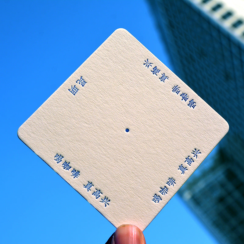 Restaurant bar paper coasters