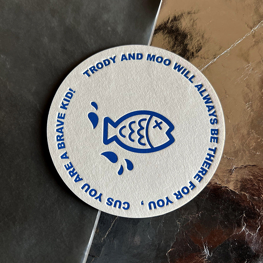 Restaurant bar paper coasters