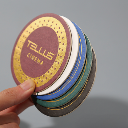 custom pulpboard coasters