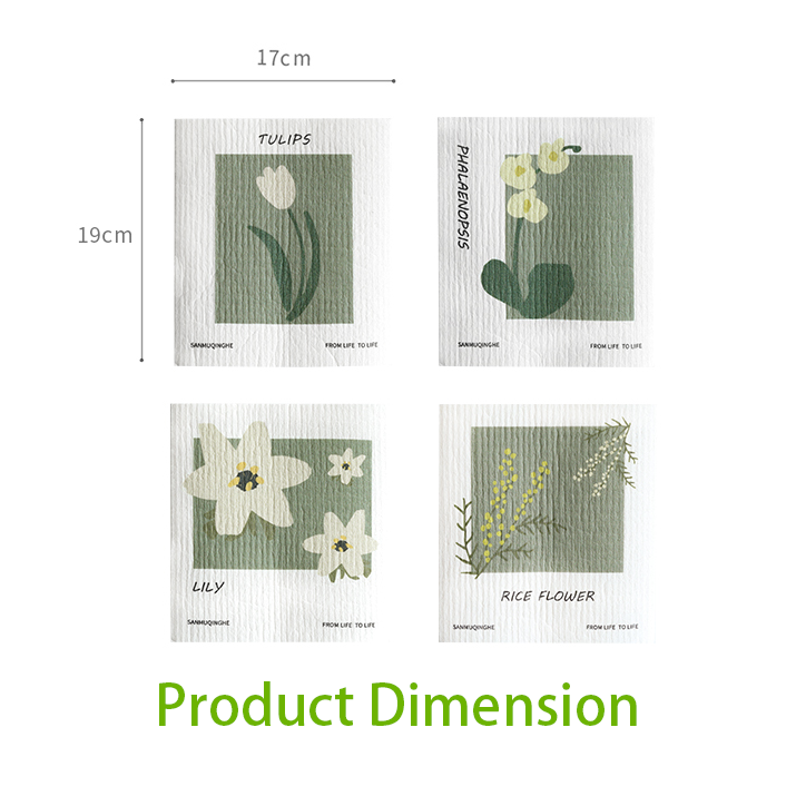 Kitchen reusable cleaning cloth