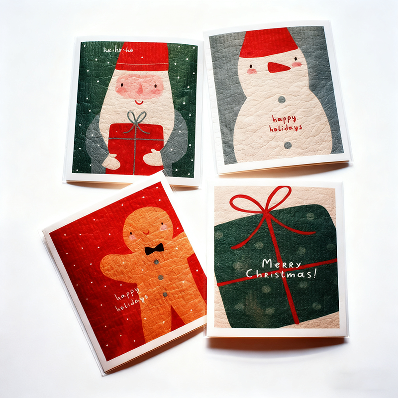 Festive Reusable Kitchen Cloth Christmas