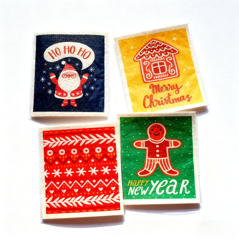 Christmas Gift Kitchen Dishcloth