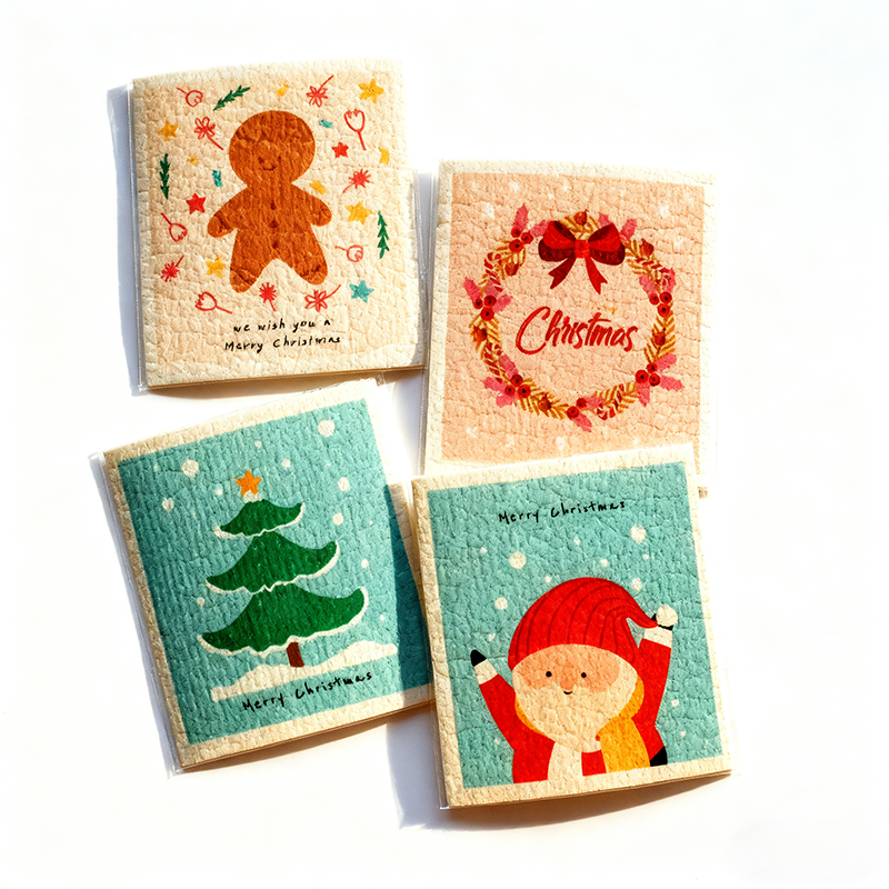 Christmas Themed Cleaning Cloth