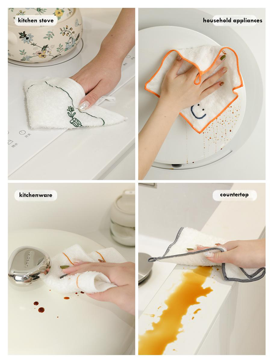 Multi-use bamboo cleaning cloth