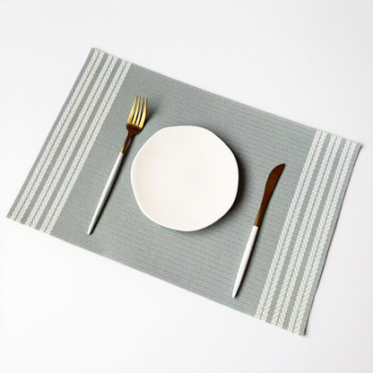 Durable PVC Placemats Non Slip Customizable for Home Outdoor Office Dining Tables HLPLA1001
