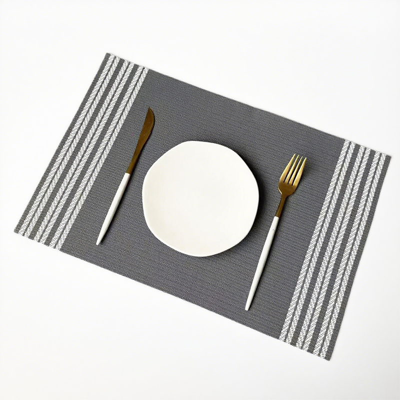 Durable PVC Placemats Non Slip Customizable for Home Outdoor Office Dining Tables HLPLA1001