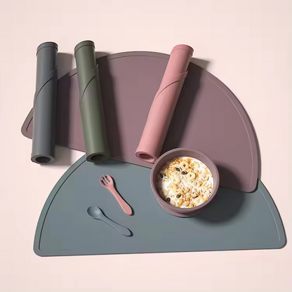 High Quality Silicone Table Mats Heat Resistant Anti Slip Waterproof Customizable for Home HLPLA1002