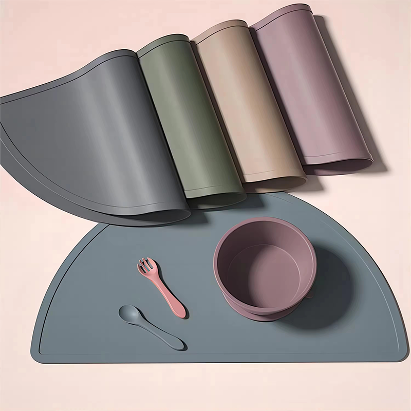High Quality Silicone Table Mats Heat Resistant Anti Slip Waterproof Customizable for Home HLPLA1002
