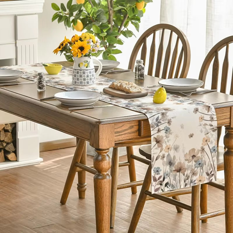 Custom Fabric Table Runners Triangular Long Strip Custom Sizes Party Home Decor HLTCL1001