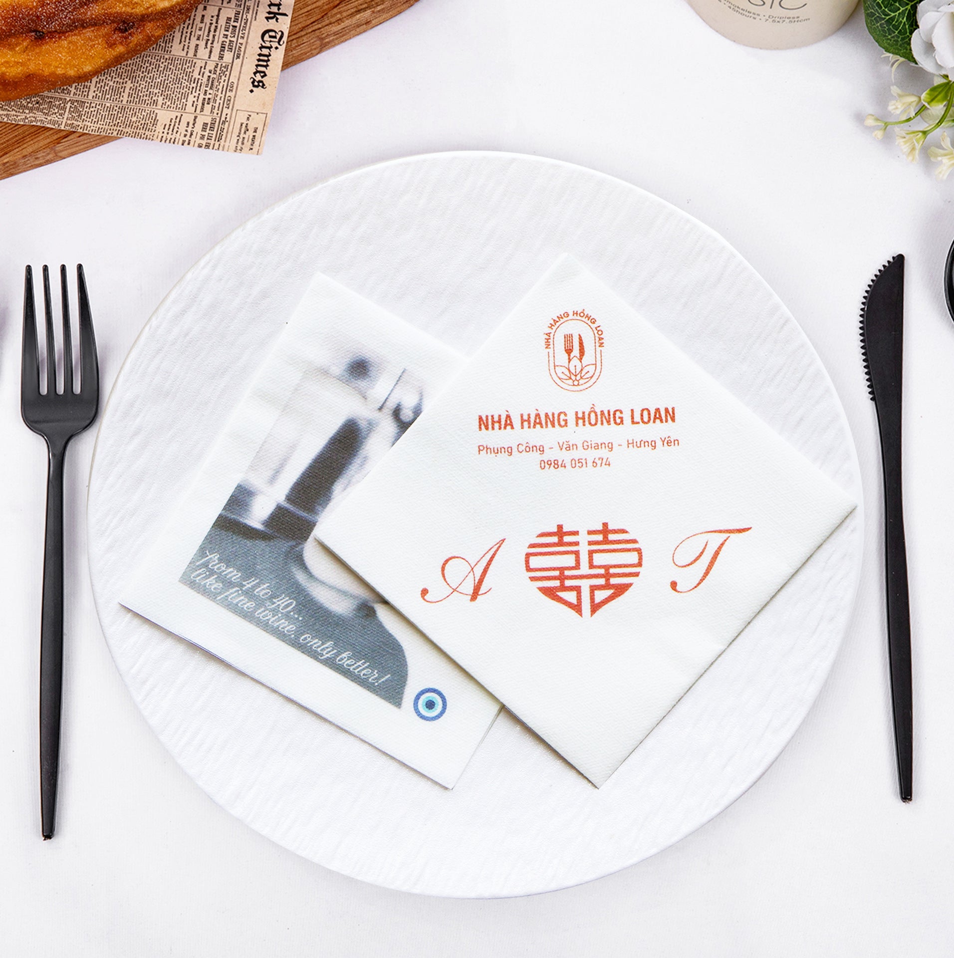 wedding cocktail napkins