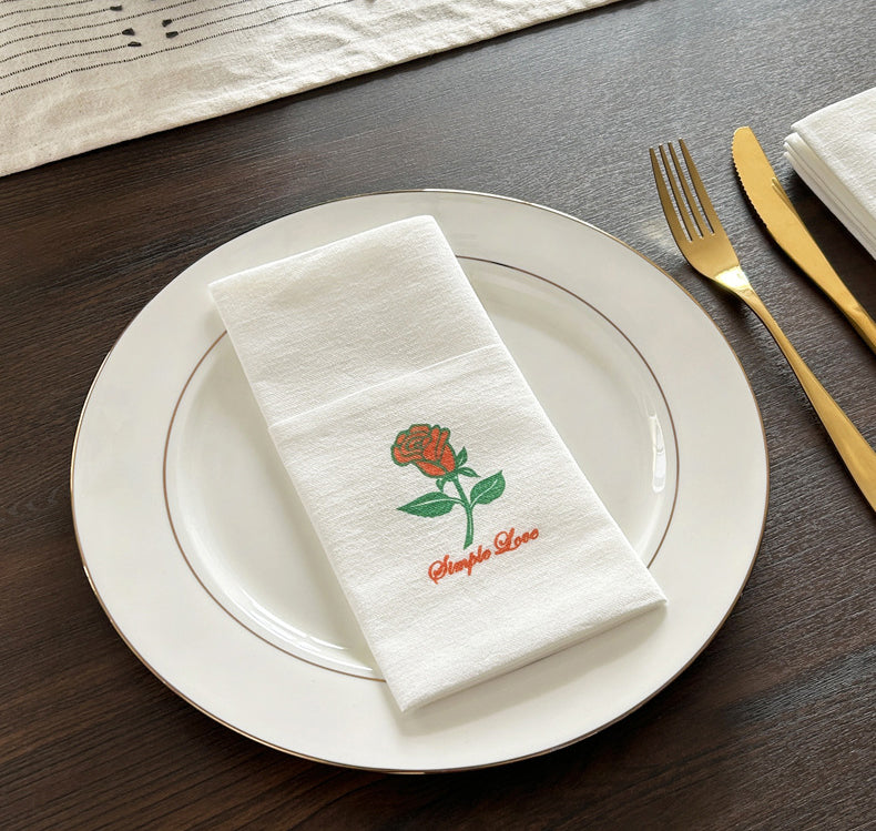rose airlaid napkins