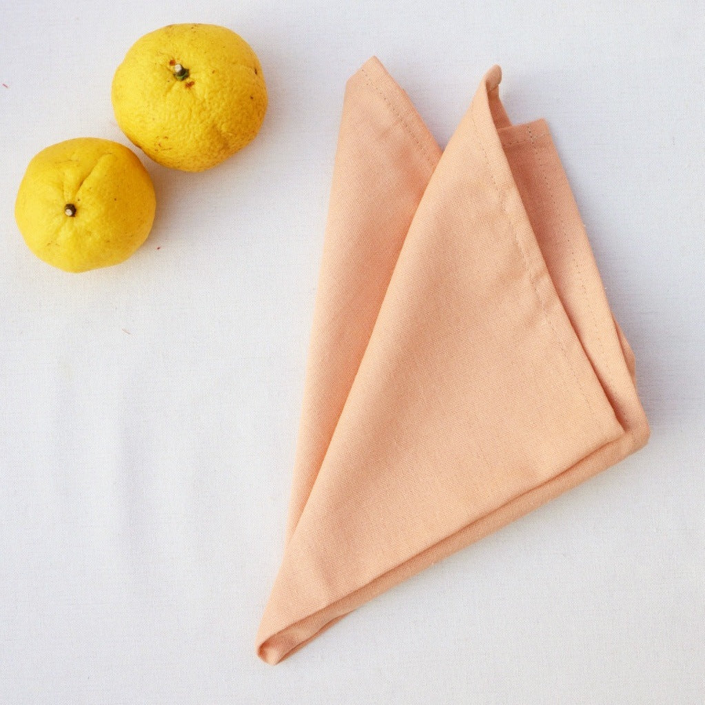 42x42 Cotton Linen Napkins – Rustic Farmhouse Solid Color Dinner Napkins for Wedding, Party, Christmas & Table Décor HLCLN2810