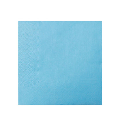 blue paper napkins