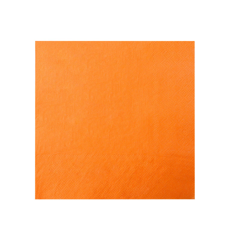 orange paper napkins