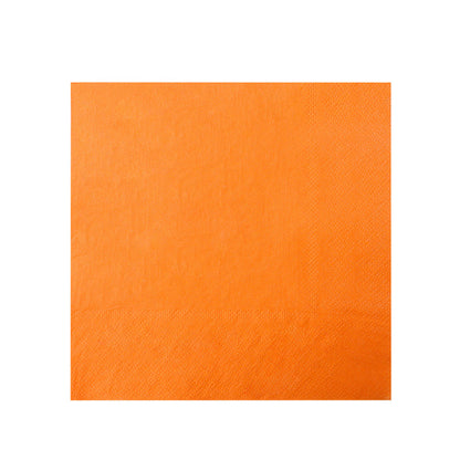 orange paper napkins