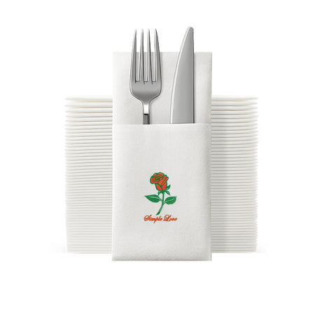 rose airlaid napkins 40x40