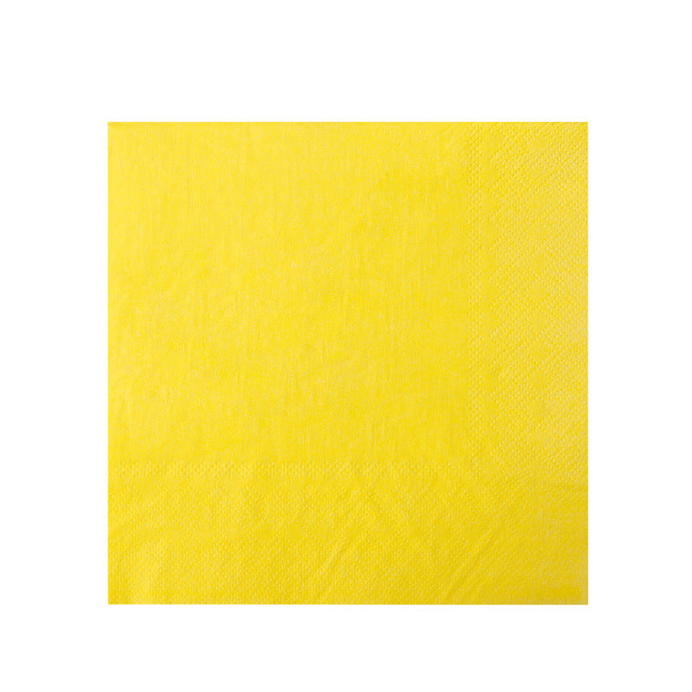 yellow paper napkins