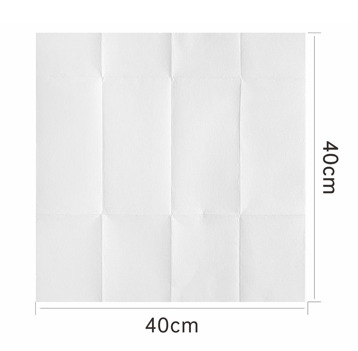 white paper napkins for dinner