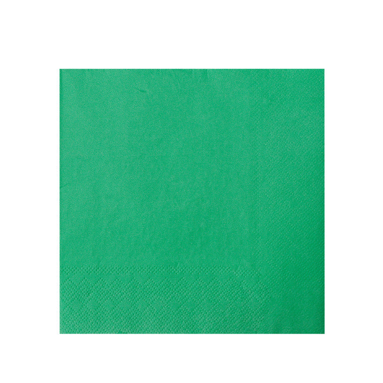 green paper napkins