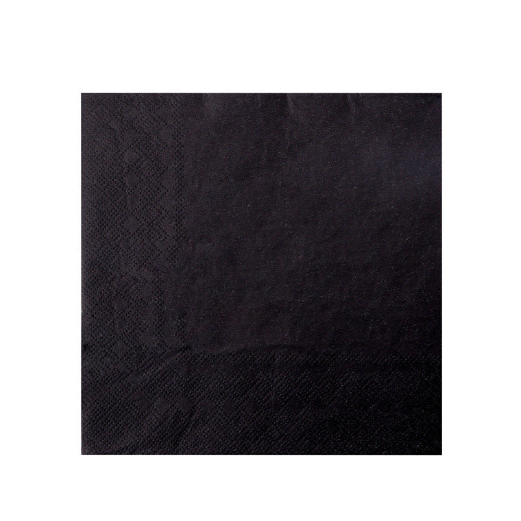 black paper napkins
