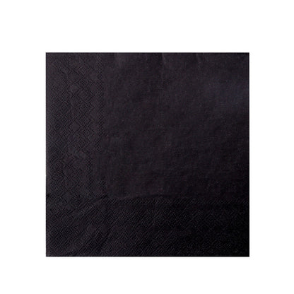 black paper napkins