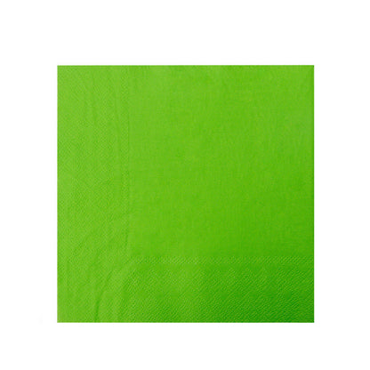 green paper napkins supply