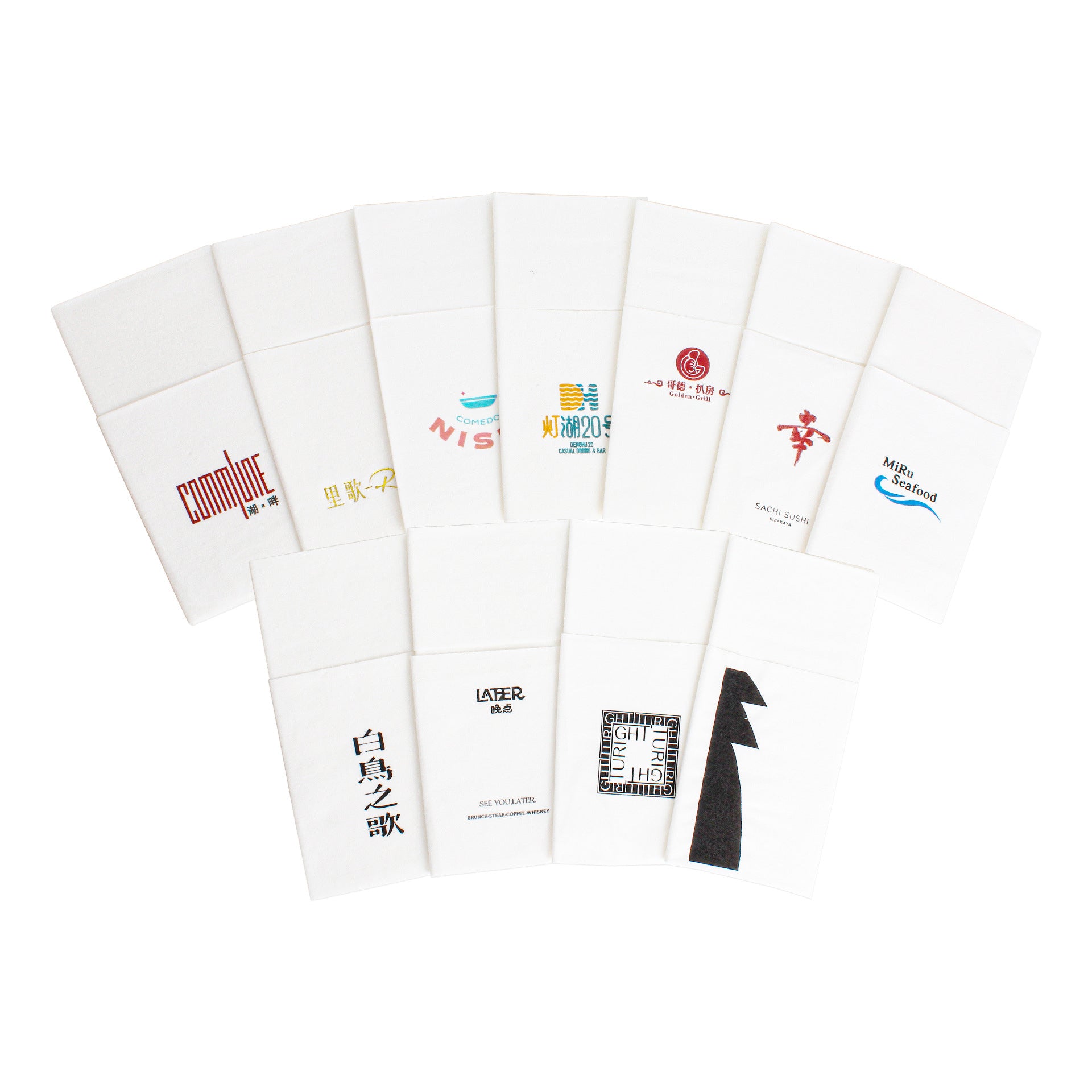 custom airlaid napkins for cutlery