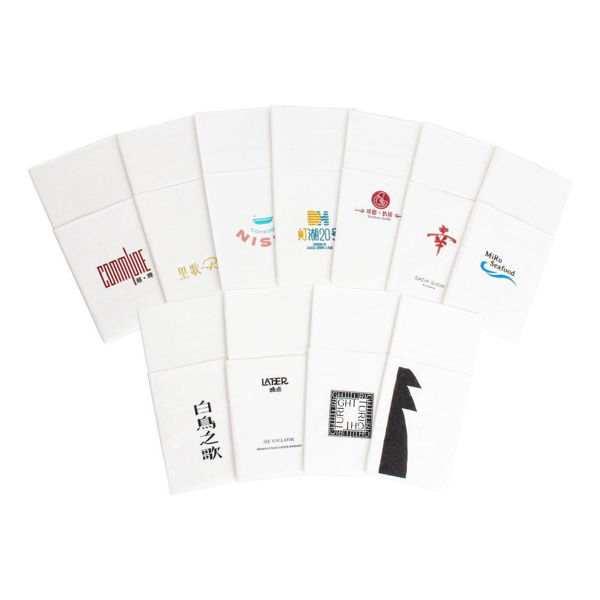 custom airlaid napkins for cutlery