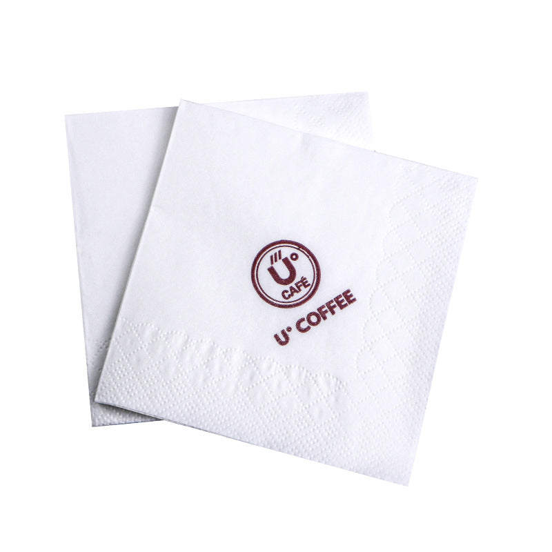 Natural Brown Cocktail Napkins – Eco-Friendly Wood Pulp Disposable Napkins for Party, Wedding, Bar & Restaurant HL50PN06