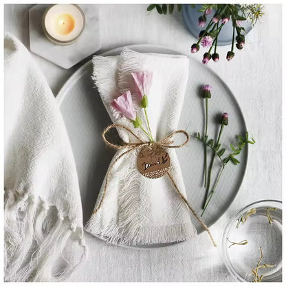 Elegant Cloth Placemats Custom Embroidery Diverse Fabrics For Dining Events HLPLA1004