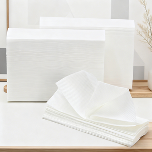 Custom V Fold Kitchen Paper Towels for Commercial Use, Virgin Pulp 1-Ply Disposable Hand Towels