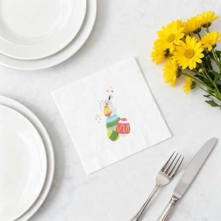 25x25 Easter paper napkins cocktail napkins custom
